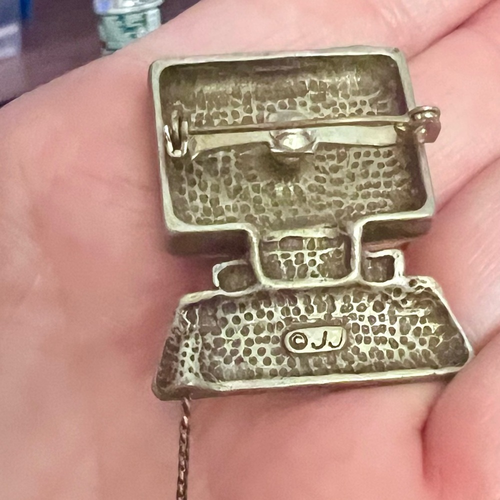 JJ Vintage Computer Brooch - Picture 4 of 4